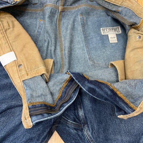 VGT Duluth Trading Co.  Flex  Men  Blue Denim  Jeans  44"" x28" 100% cotton(41) - Picture 4 of 10